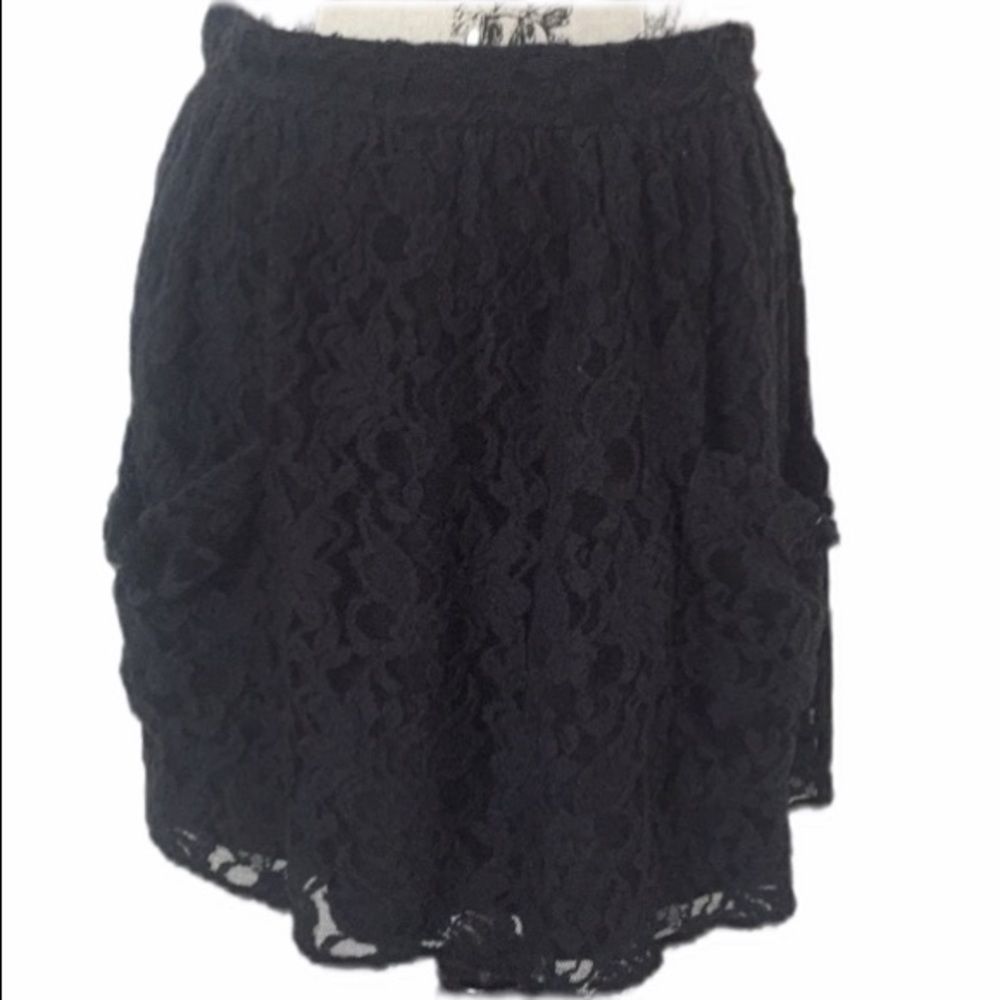 𝅺kimchi Blue Black Lace Skirt 12